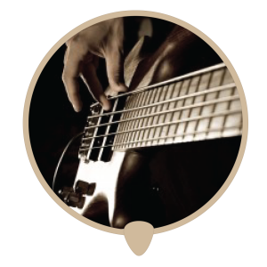 Bass left icon - Learn bass. Bass lessons, classes and teachers in Sydney City.