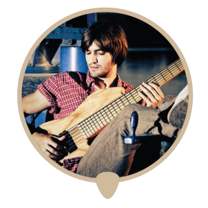 Bass man icon - Learn bass. Bass lessons, classes and teachers in Sydney City.