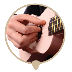 Ukulele strum icon - Learn ukulele lessons, teachers and classes in Sydney